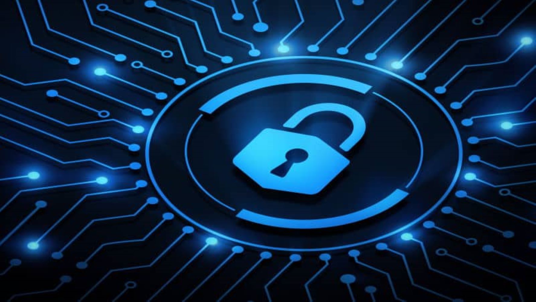 Importance cybersecurity custom app illustration