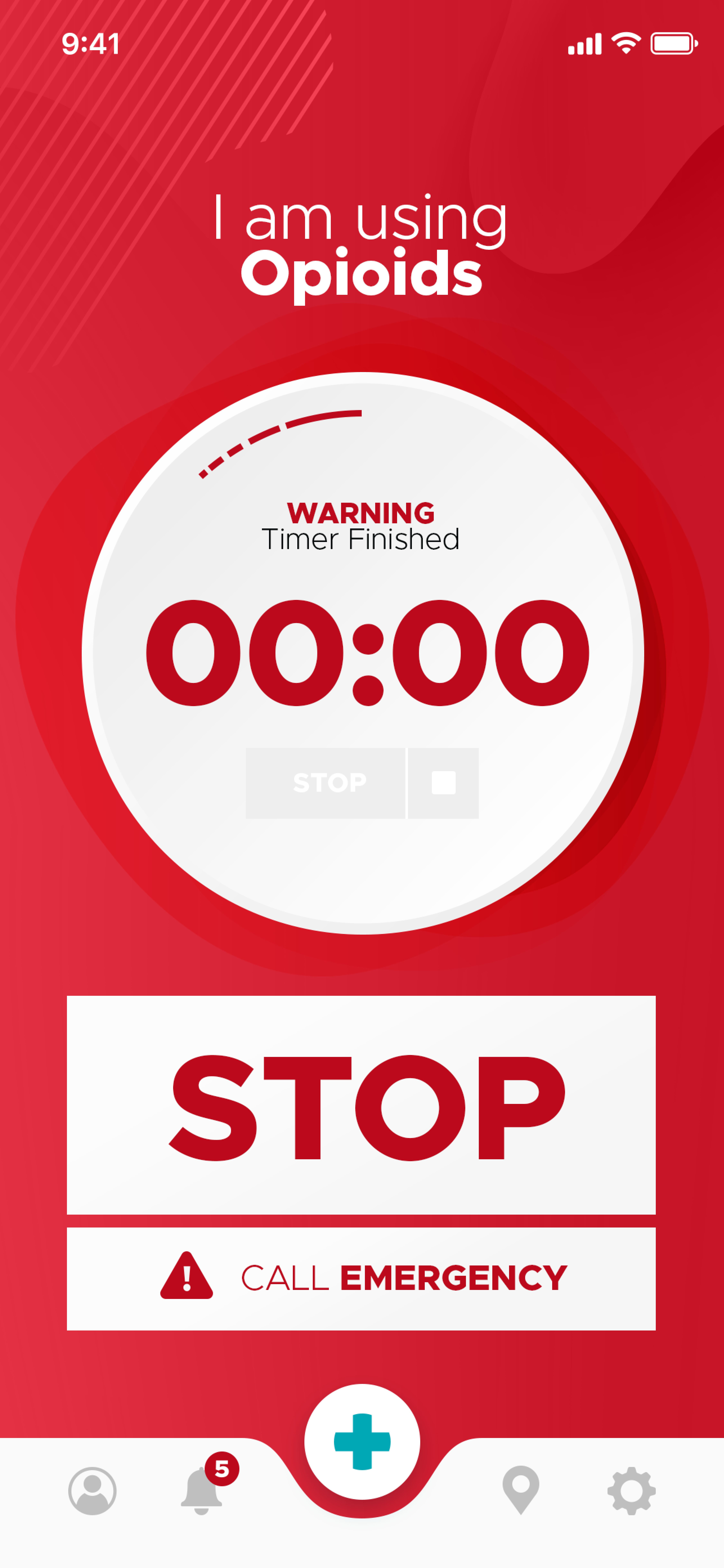 Lifeguard app screen