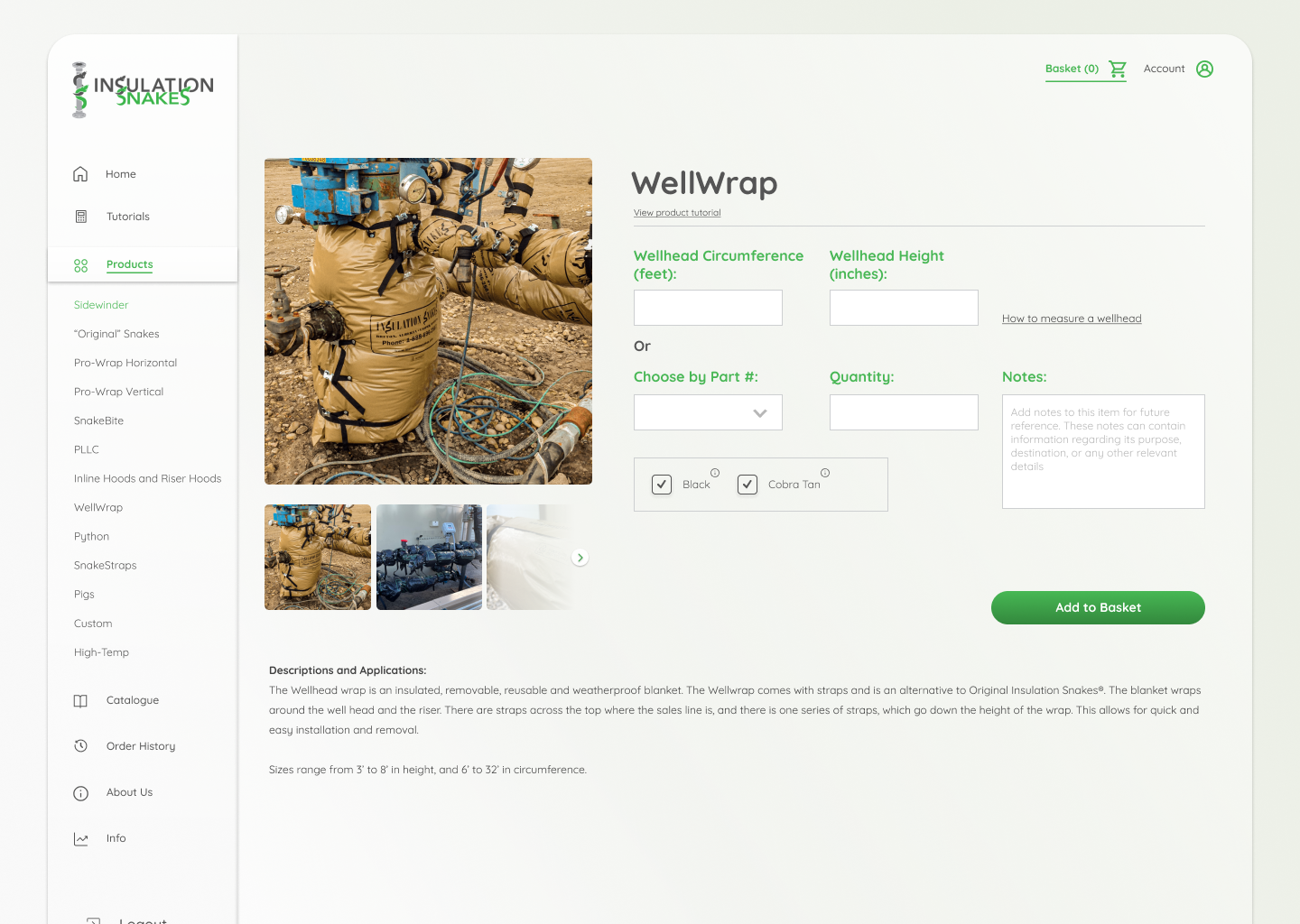 Insulation Snakes app screen