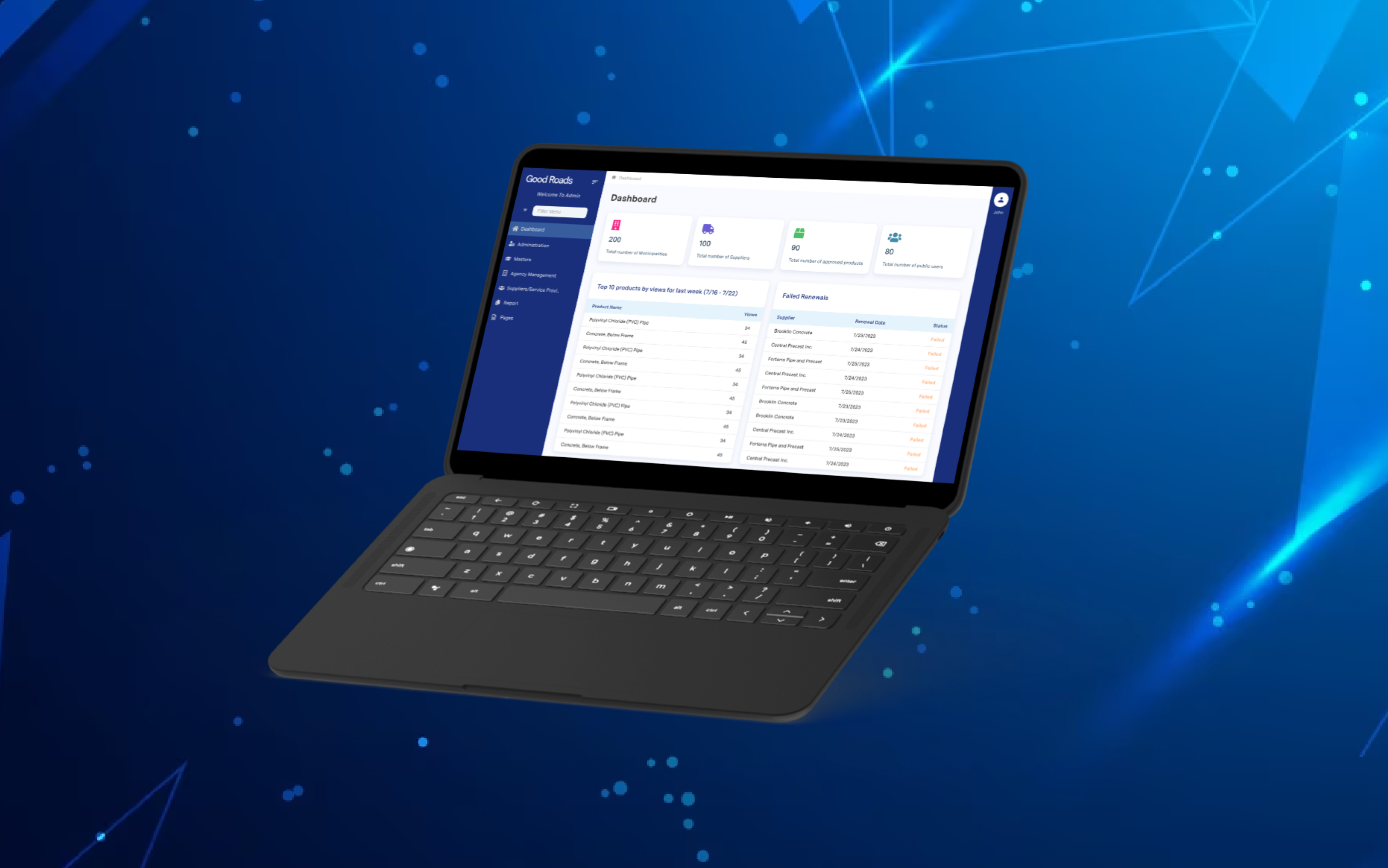 Good Roads app screen