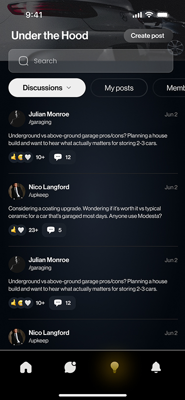 Vlcc Vancouver Luxury Club app screen