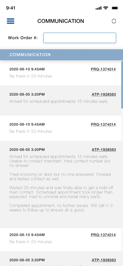 Maxwell Merchant Solutions app screen