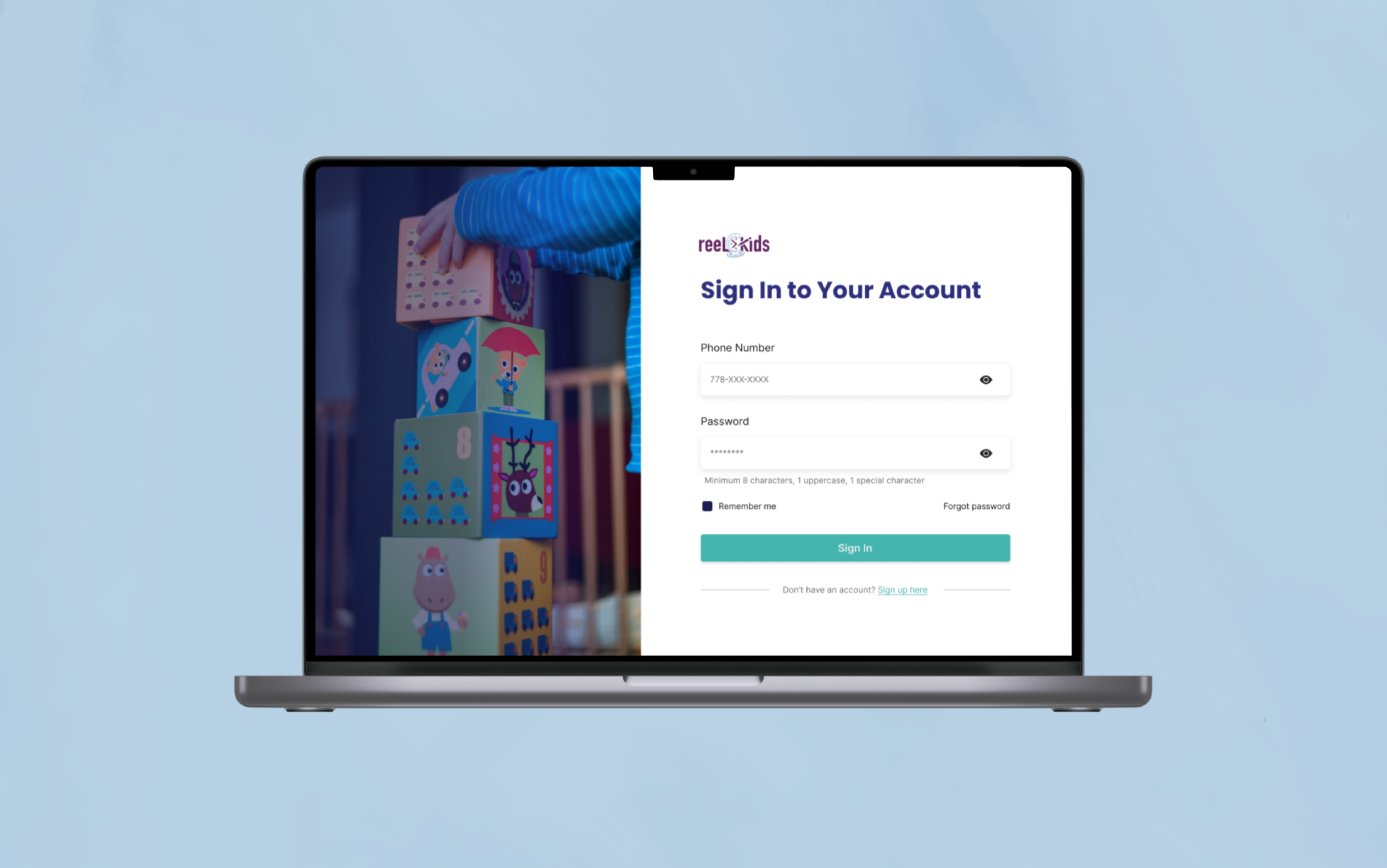 Families IN Film app screen