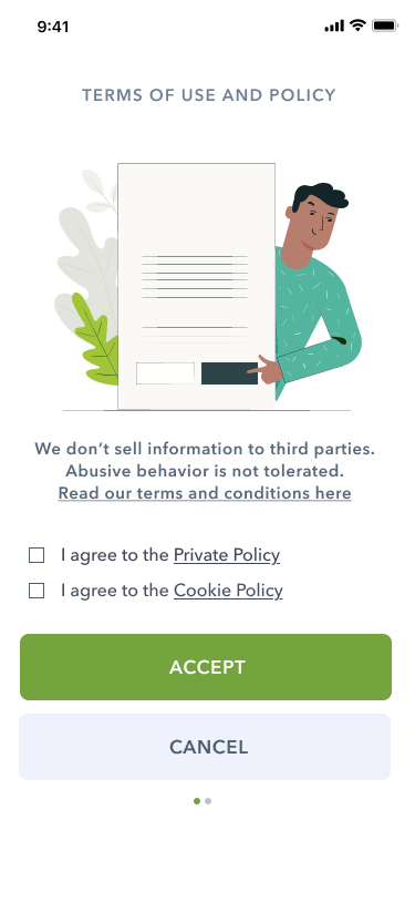 MY Trade Shop app screen