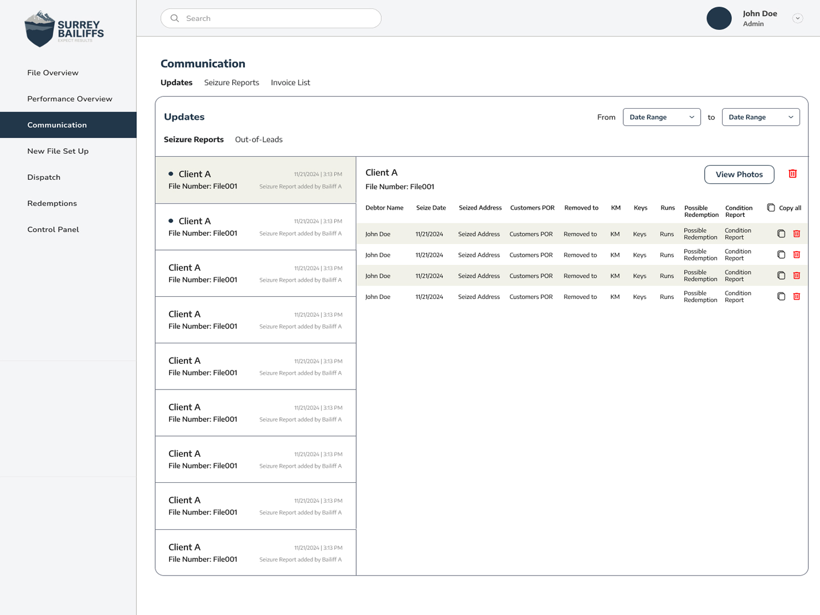 694cdeb339382699a41a58e2 Dashboard for /case-study/surrey-bailiffs