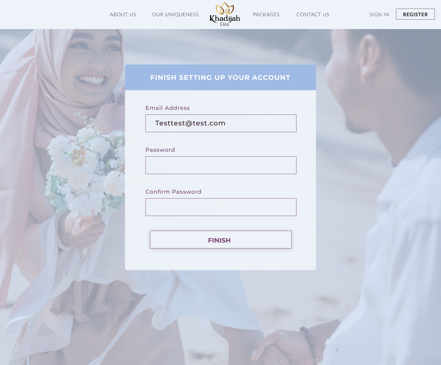 Khadijah Elite app screen