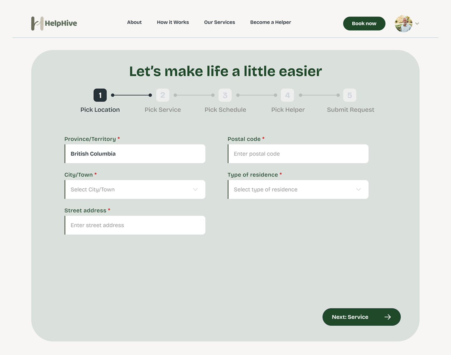 Help Hive dashboard screen