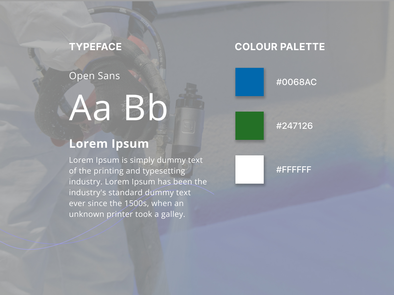 Empire Drywall login screen