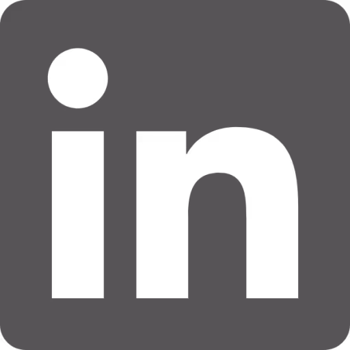 Linkedin icon to direct team members' profiles.