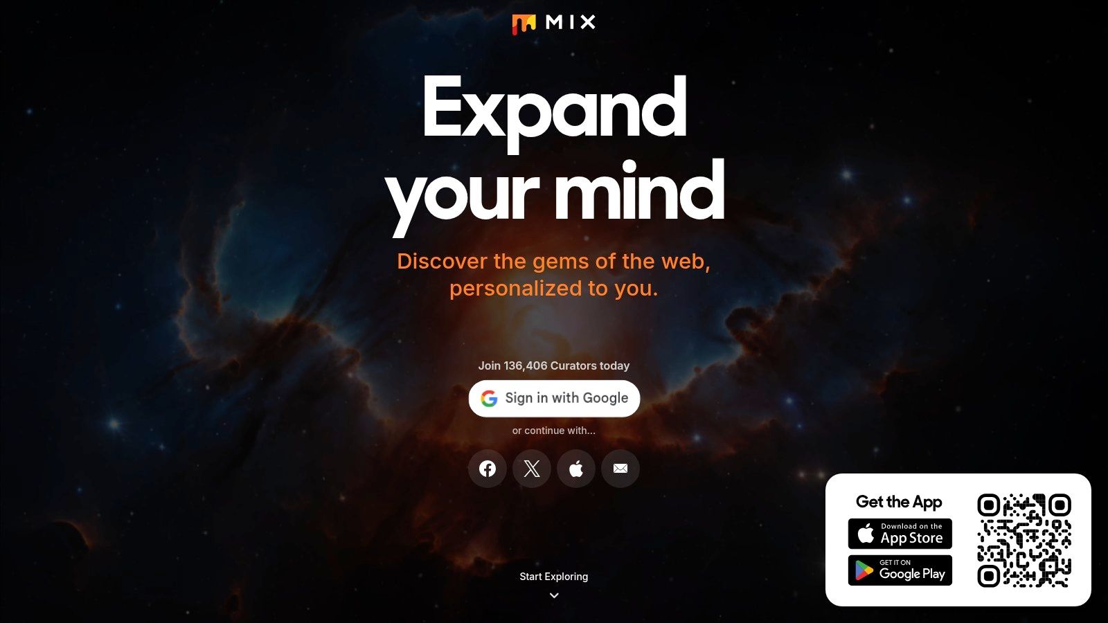 Mix (formerly StumbleUpon)