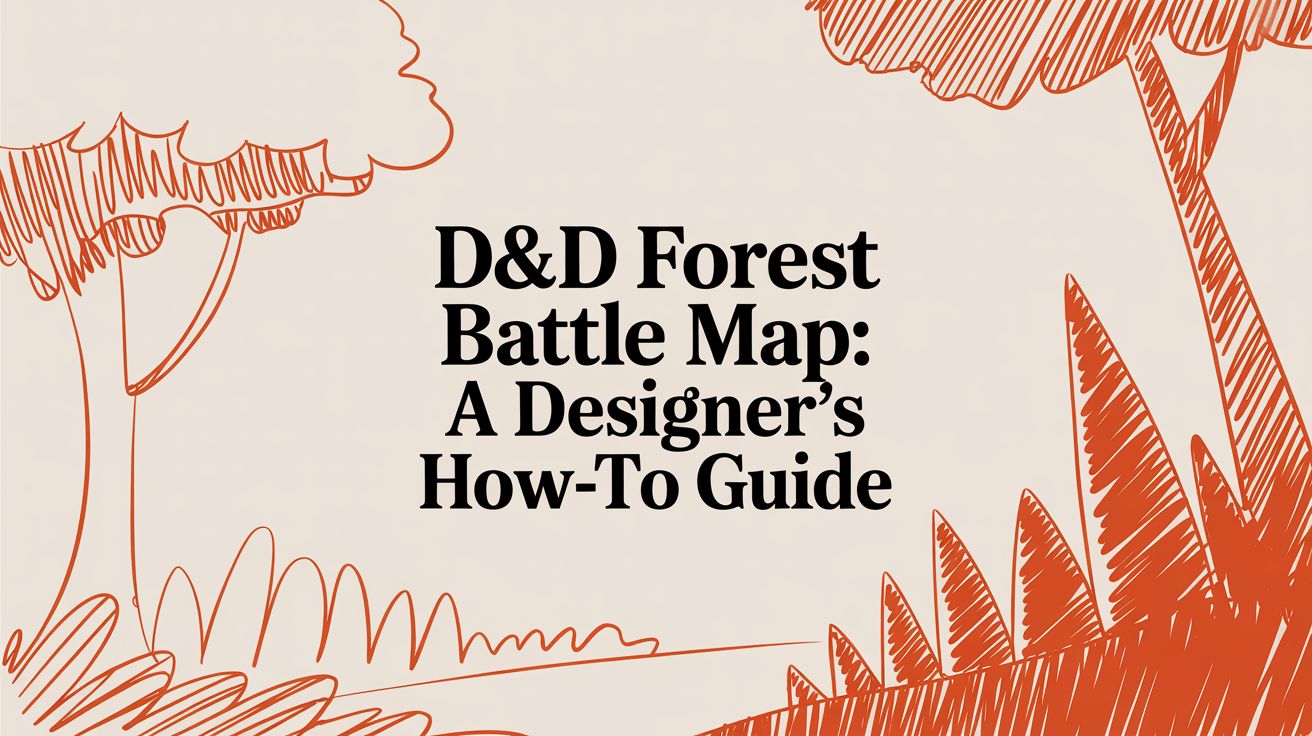 D&D Forest Battle Map: A Designer's How-To Guide