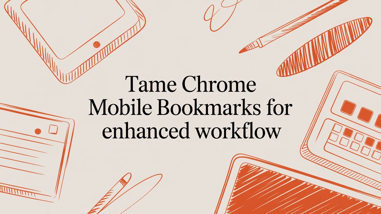 Tame Chrome Mobile Bookmarks for Enhanced Workflow