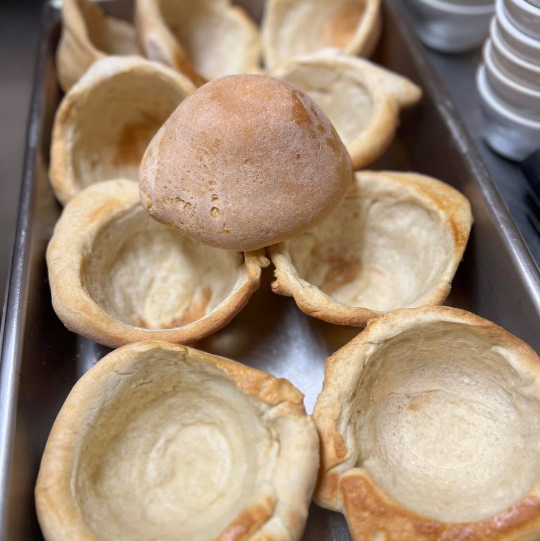 Fresh Medieval Trenchers (bread bowls) for tonight’s Beef Bokenade! We’re back open on weekends with an expanded schedule in a few weeks. 😊

2026 marks the 60th anniversary for Hohmeyer's Adirondack Alps Restaurant, and we hope you see you this season!