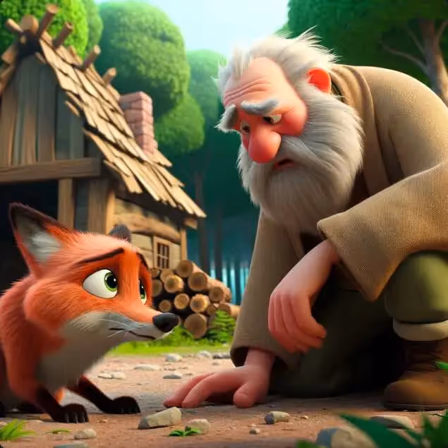 A Raposa e o Lenhador