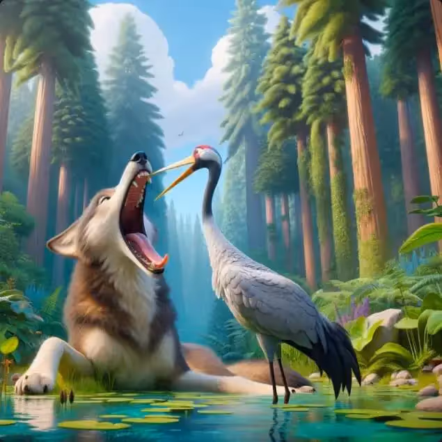 The Wolf and the Crane