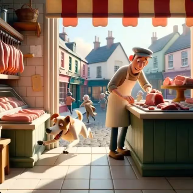 A Dog and A Butcher