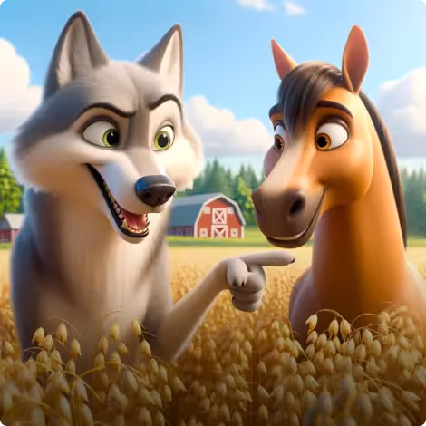 The Wolf and The Horse
