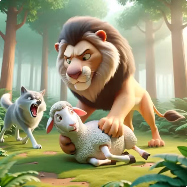 The Wolf and The Lion