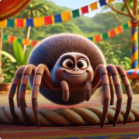 Why Anansi Has Eight Thin Legs
