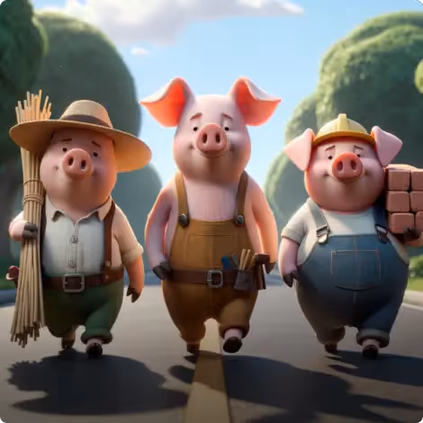 De tre små Grisarna