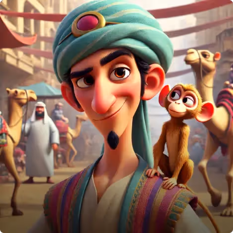 The Thief and His Monkey