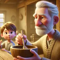 The Old Man and His Grandson by the Grimm Brothers