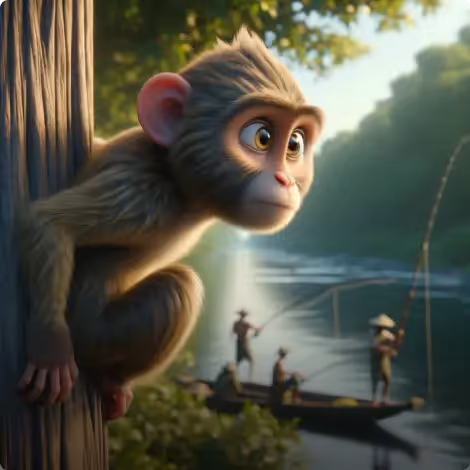 The Monkey and The Fishermen