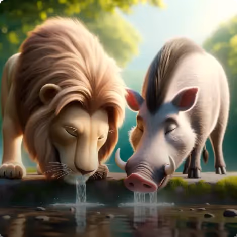 The Lion and The Boar