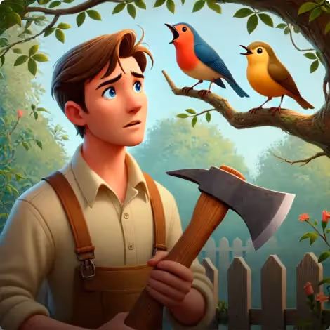 The Gardener and the Aged Tree
