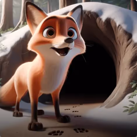The Fox and The Sick Lion