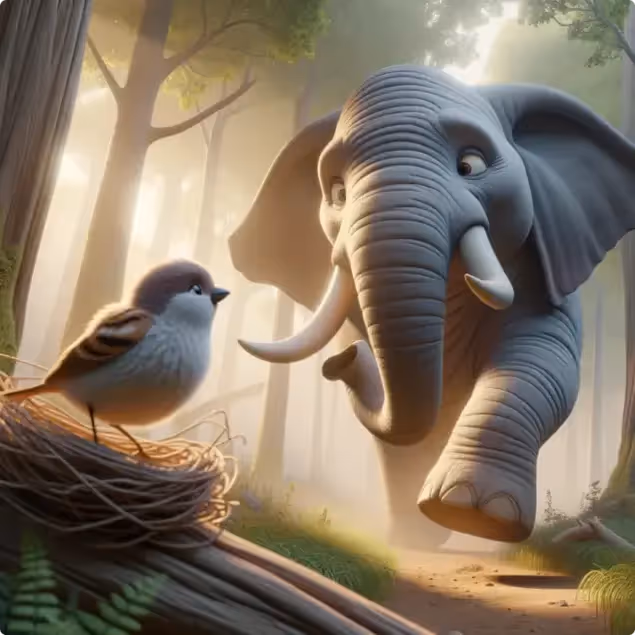 The Elephant and the Sparrow