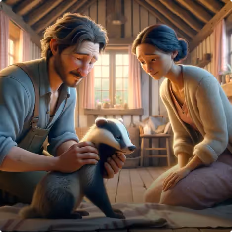 The Farmer and the Badger