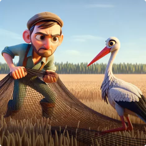 The Farmer and The Stork