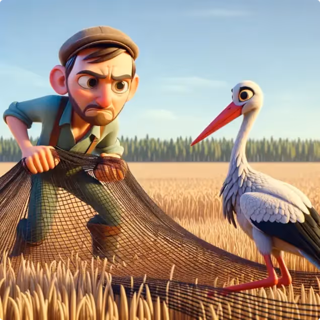 The Farmer and The Stork