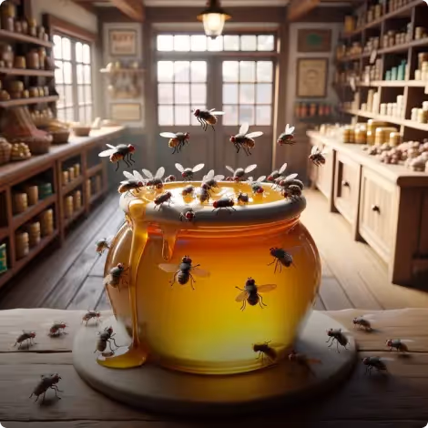 The Flies and The Honey Pot