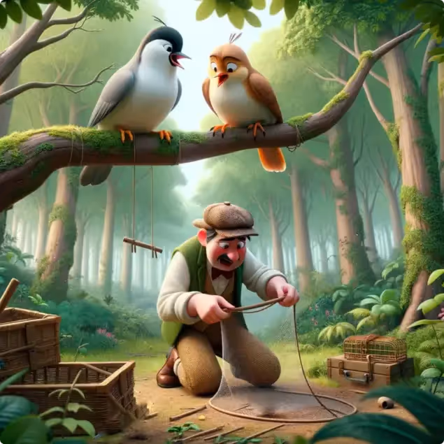 The Fowler and The Birds