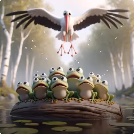 The Frogs Ask Zeus for a King
