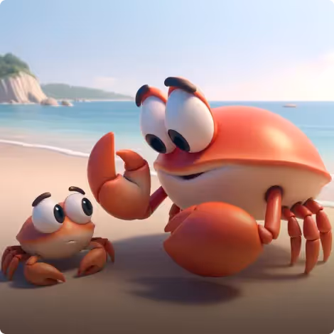 The Crab and his Mother