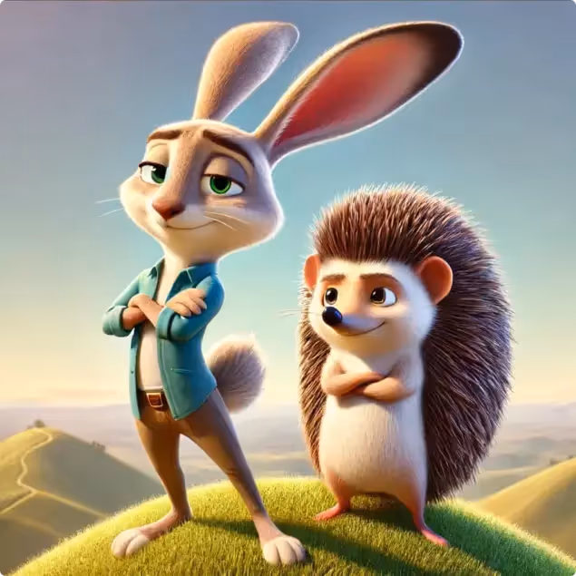 The Hare and The Hedgehog