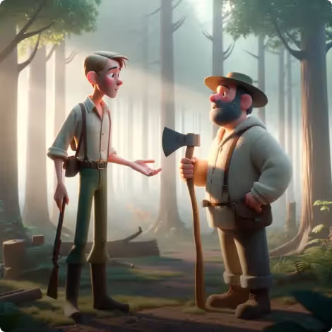 The Hunter and The Woodman