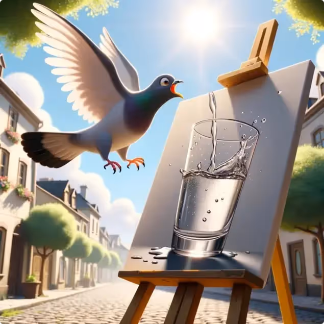 The Thirsty Pigeon