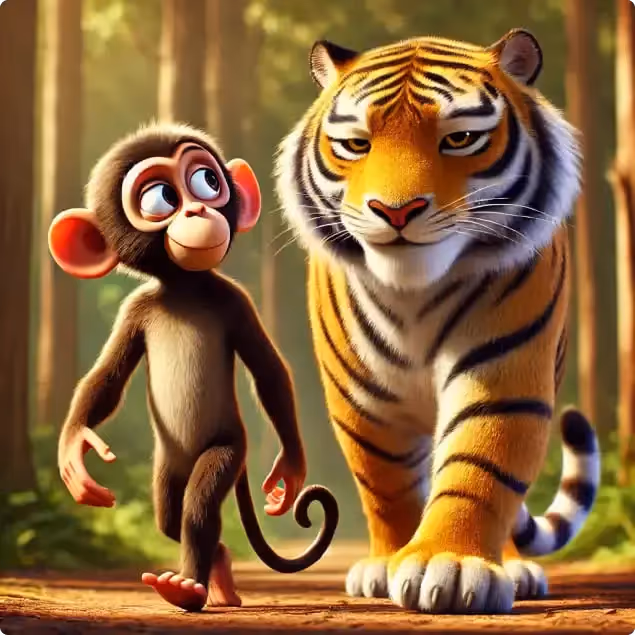 How the Monkey and the Goat Earned Their Reputations