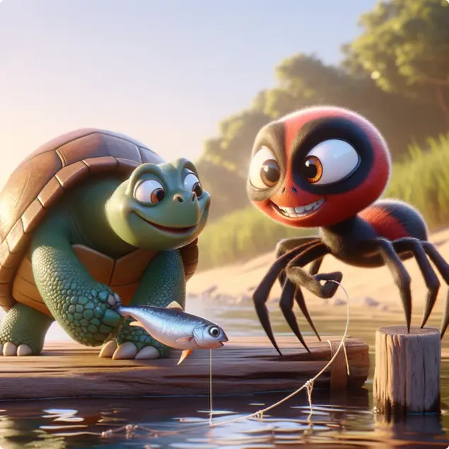 Anansi Goes Fishing