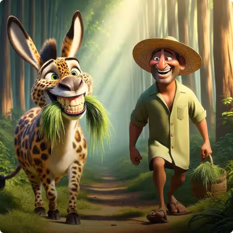 The Donkey in the Leopard's Skin