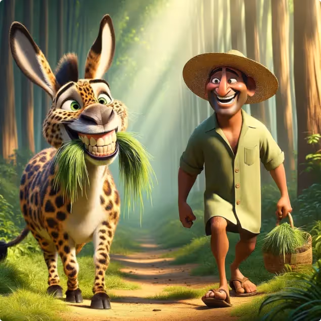 The Donkey in the Leopard's Skin