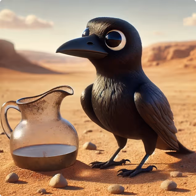 O Corvo e o Jarro