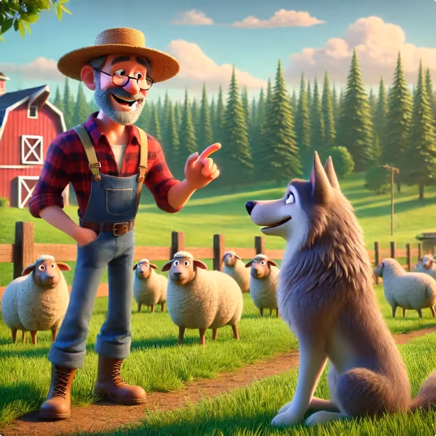 The Shepherd and The Wolf