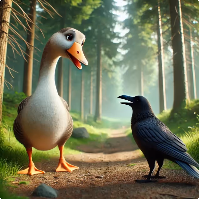 The Raven and the Goose