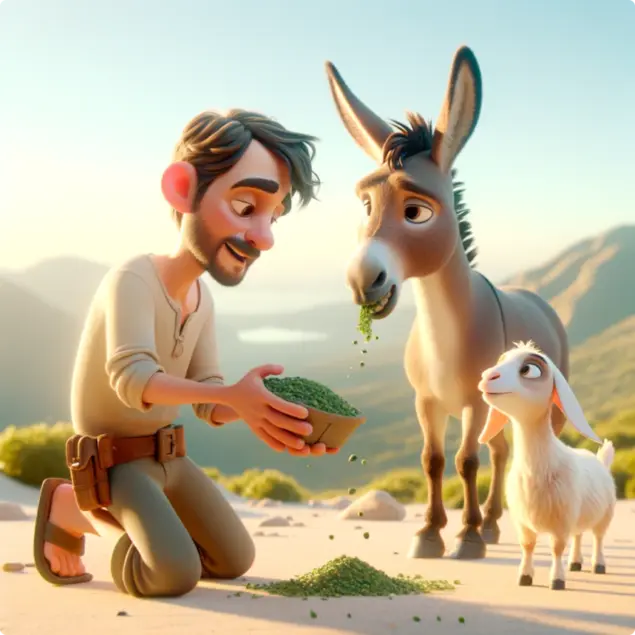 The Goat and The Donkey