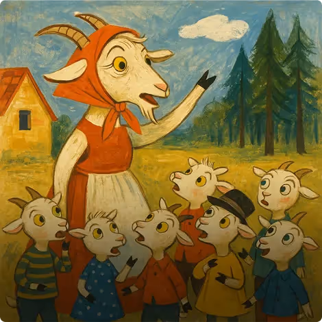 The Wolf and The Seven Little Kids
